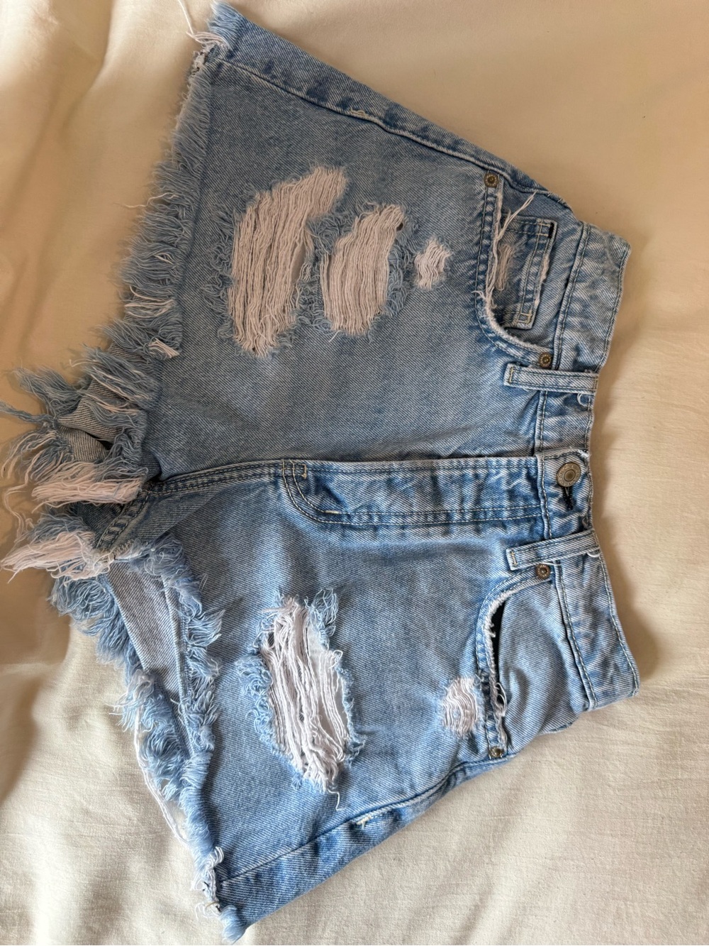 Arizona Light Blue Denim Shorts